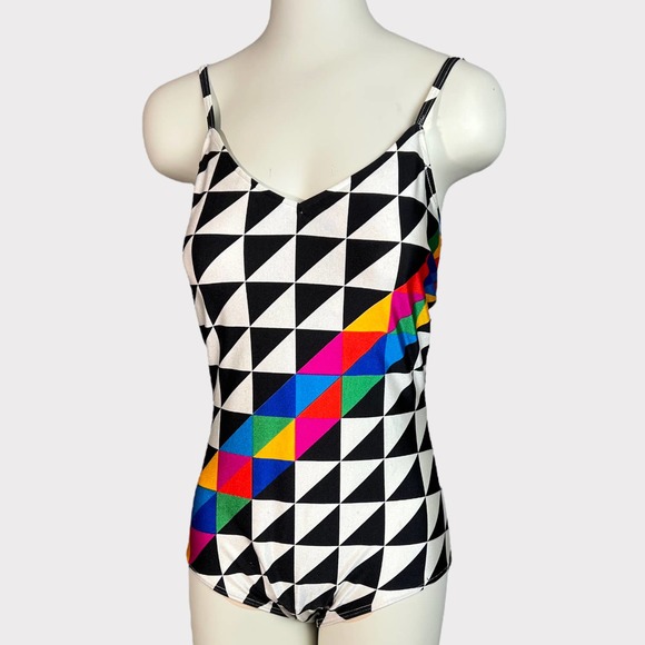 Vintage (38-16-C) Neiman Marcus One-Piece Bathing Suit Deadstock - Picture 4 of 16